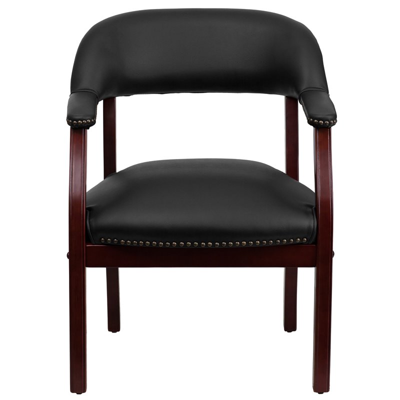 Flash Furniture Luxurious Conference Guest Chair in Black