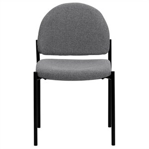 flash furniture fabric upholstered stacking guest reception side chair