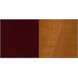 Flash Furniture Hercules Dining Chair in Cherry with Burgundy Seat