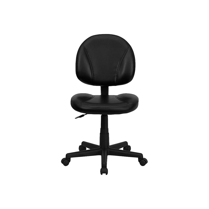 Flash Furniture Ergonomic Office Swivel Chair in Black