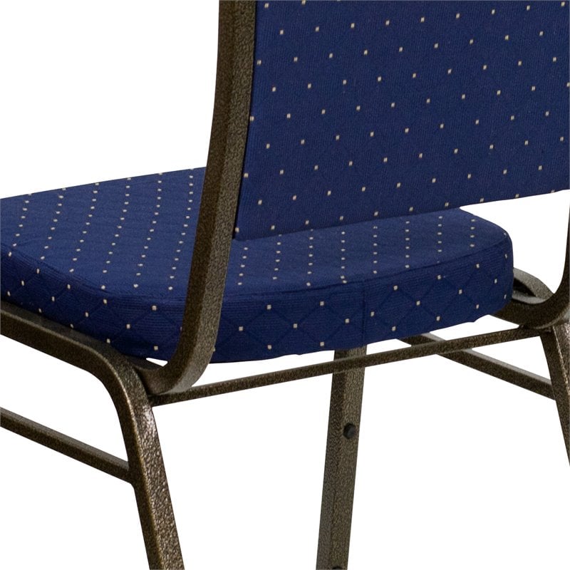 Flash Furniture Hercules Banquet Stacking Chair in Navy Blue