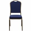 Flash Furniture Hercules Banquet Stacking Chair in Navy Blue
