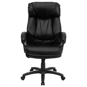 flash furniture high back contemporary executive office chair in black