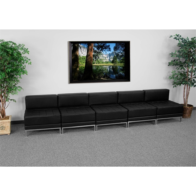 Flash Furniture Hercules Imagination Lounge Set in Black