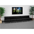 Flash Furniture Hercules Imagination Lounge Set in Black