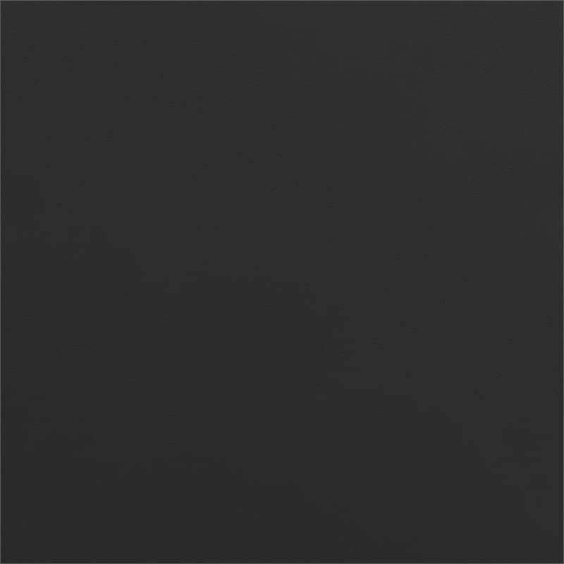 Flash Furniture Hercules Diplomat Leather Loveseat in Black