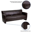 Flash Furniture Hercules Majesty Leather Sofa in Brown