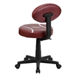 Flash Furniture Football Office Swivel Chair in Brown and Black