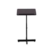 Flash Furniture Adjustable Height Metal Lectern in Mahogany