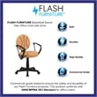 Flash Furniture Basketball Office Swivel Chair in Black and Orange
