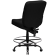 Flash Furniture Hercules Drafting Chair with Extra Wide Seat in Black