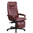Flash Furniture High Back Leather Reclining Office Chair in Burgundy
