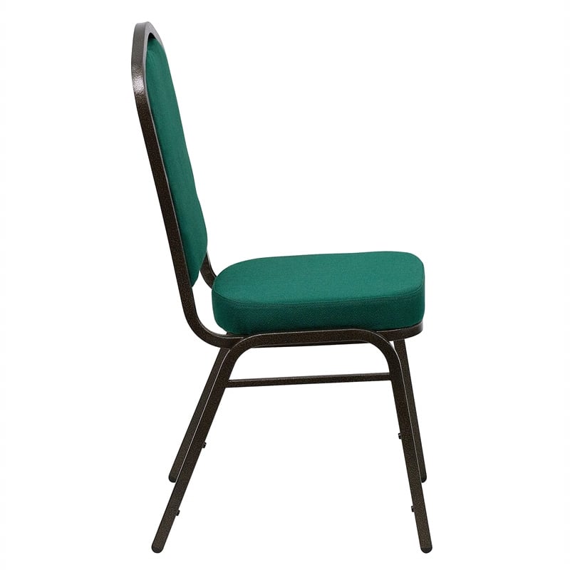 Flash Furniture Hercules Banquet Stacking Chair in Green