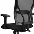 Flash Furniture Hercules Mesh Drafting Chair with Arms in Black