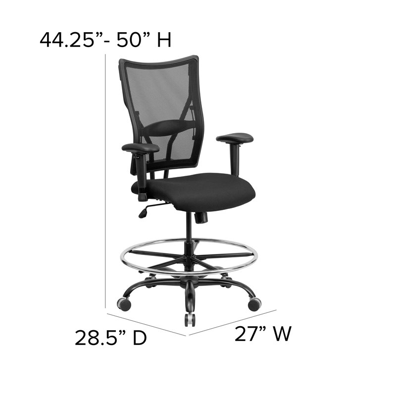 Flash Furniture Hercules High-Back Executive Chair Color: Black