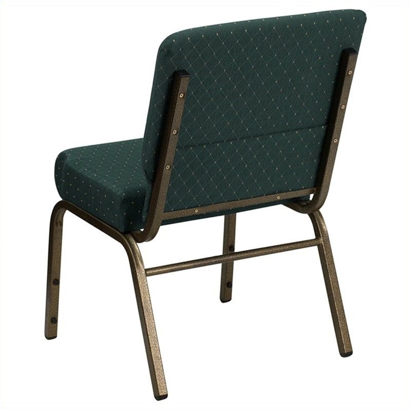 Flash Furniture Hercules Church Stacking Guest Chair in Green