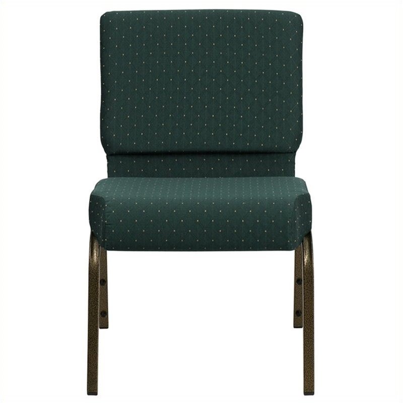 Flash Furniture Hercules Church Stacking Guest Chair in Green