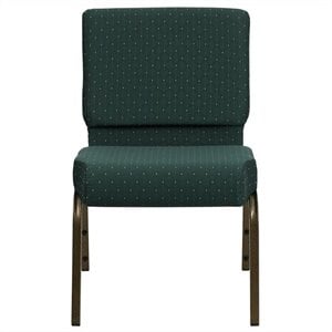 Flash Furniture Hercules Church Stacking Guest Chair in Green