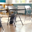 Flash Furniture Premium Steel Folding Chair with Right Hand Tablet Arm