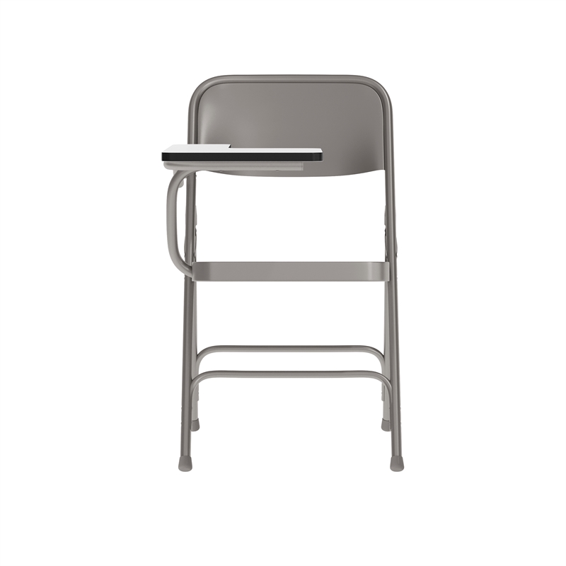 Flash Furniture Premium Steel Folding Chair with Right Hand Tablet Arm