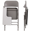 Flash Furniture Premium Steel Folding Chair with Right Hand Tablet Arm