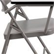 Flash Furniture Premium Steel Folding Chair with Right Hand Tablet Arm