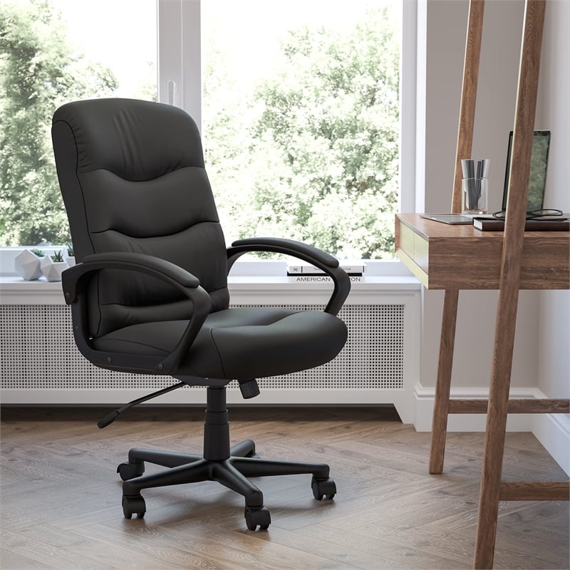 Flash Furniture Mid Back Office Chair in Black