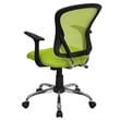 Flash Furniture Mid Back Mesh Office Chair in Green
