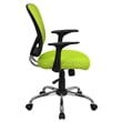 Flash Furniture Mid Back Mesh Office Chair in Green