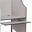 Flash Furniture Jordan Add-On Study/Computer Carrel - Nebula Grey Finish