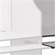 Flash Furniture Jordan Add-On Study/Computer Carrel - Nebula Grey Finish