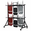 Flash Furniture Folding Chair Dolly in Black