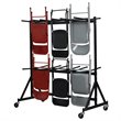 Flash Furniture Folding Chair Dolly in Black