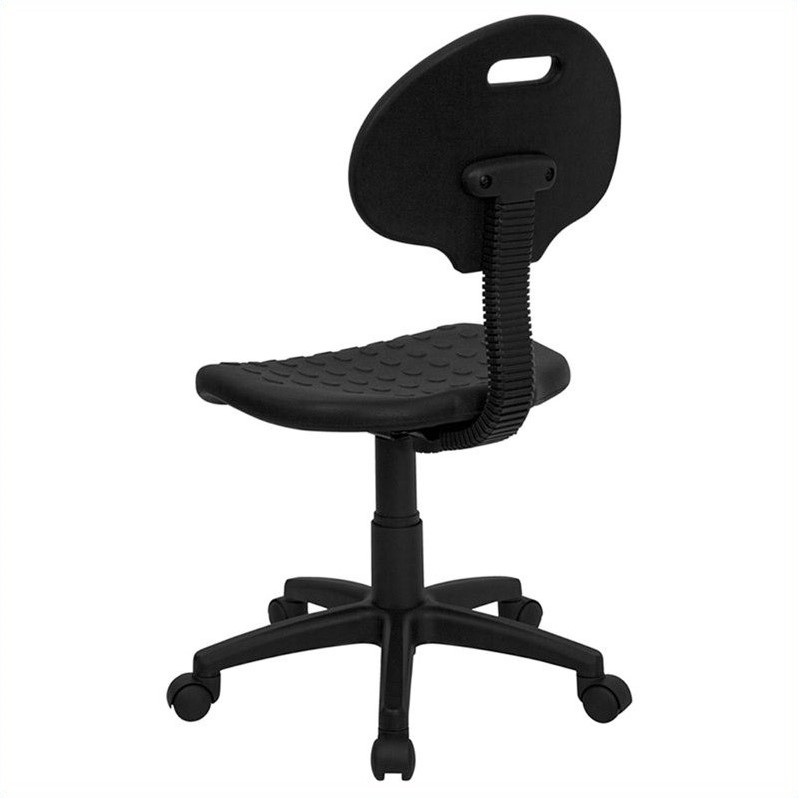 Tuff Butt Soft Polypropylene Task Office Chair in Black - WL-908G-GG