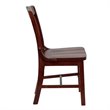 Flash Furniture Wood Restaurant Dining Chair in Mahogany