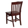 Flash Furniture Wood Restaurant Dining Chair in Mahogany