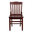 Flash Furniture Wood Restaurant Dining Chair in Mahogany