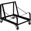 Flash Furniture Hercules Series Sled Base Stack Chair Dolly in Black