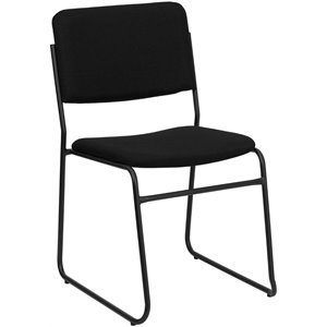 flash furniture hercules contemporary fabric upholstered sled base stacking chair