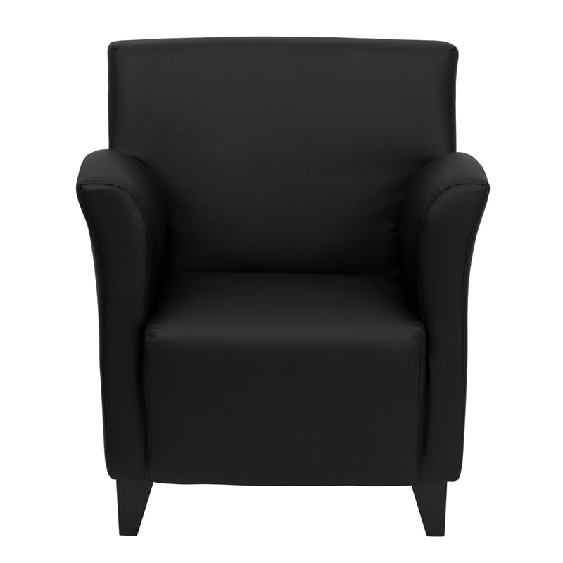 Flash Furniture Hercules Roman Series Reception Chair in Black