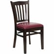 Flash Furniture Hercules Restaurant Dining Chair with Burgundy Seat
