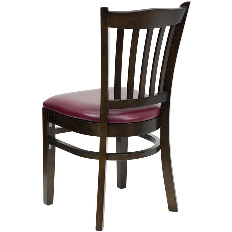 Flash Furniture Hercules Restaurant Dining Chair with Burgundy Seat