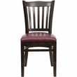Flash Furniture Hercules Restaurant Dining Chair with Burgundy Seat