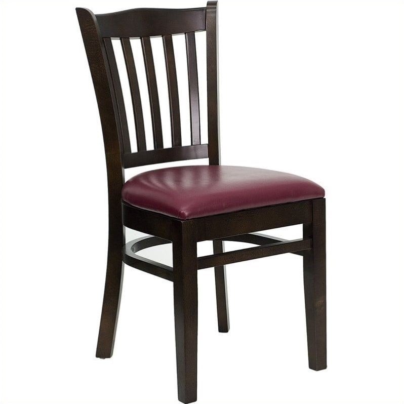 Flash Furniture Hercules Restaurant Dining Chair with Burgundy Seat
