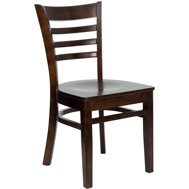 Flash Furniture Hercules Series Ladder Back Restaurant Dining Chair