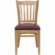 Flash Furniture Hercules Series Vertical Slat Back Dining Chair
