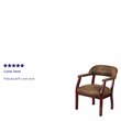 Flash Furniture Bomber Jacket Luxurious Guest Chair in Brown