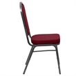 Flash Furniture Hercules Series Banquet Stacking Chair in Burgundy