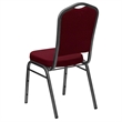 Flash Furniture Hercules Series Banquet Stacking Chair in Burgundy