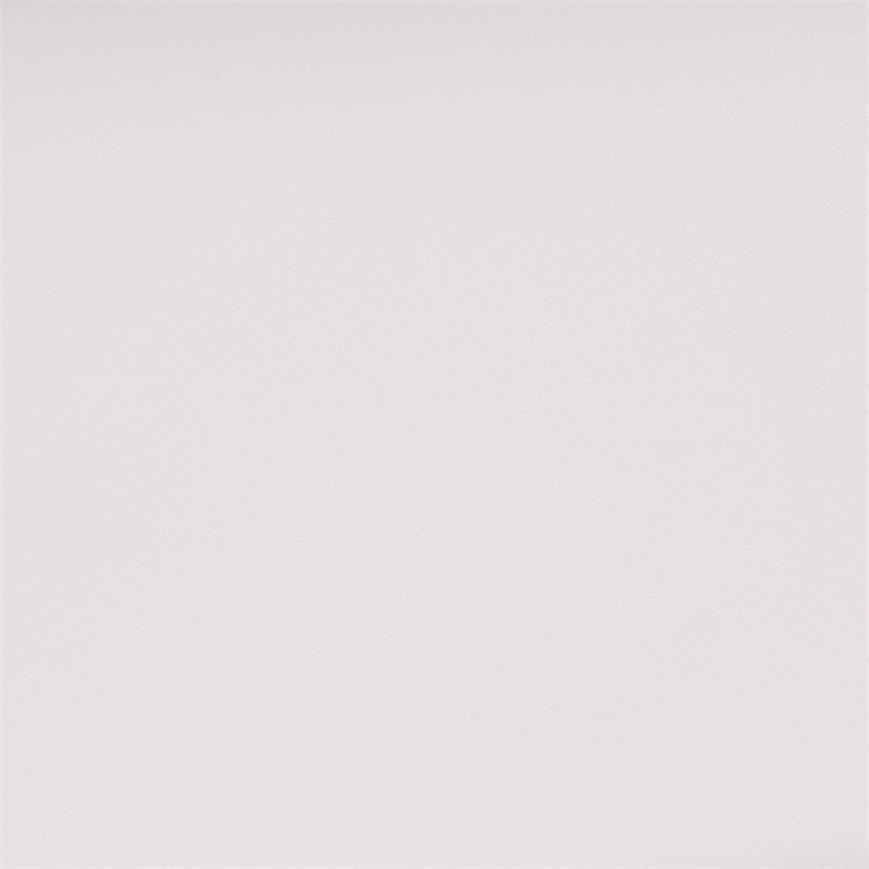 Flash Furniture Hercules Alon Leather Convex Armless Chair in Melrose White